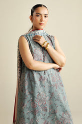Zara Shahjahan Daisy-8A printed lawn suit COCO Prints '25 Drop Four.